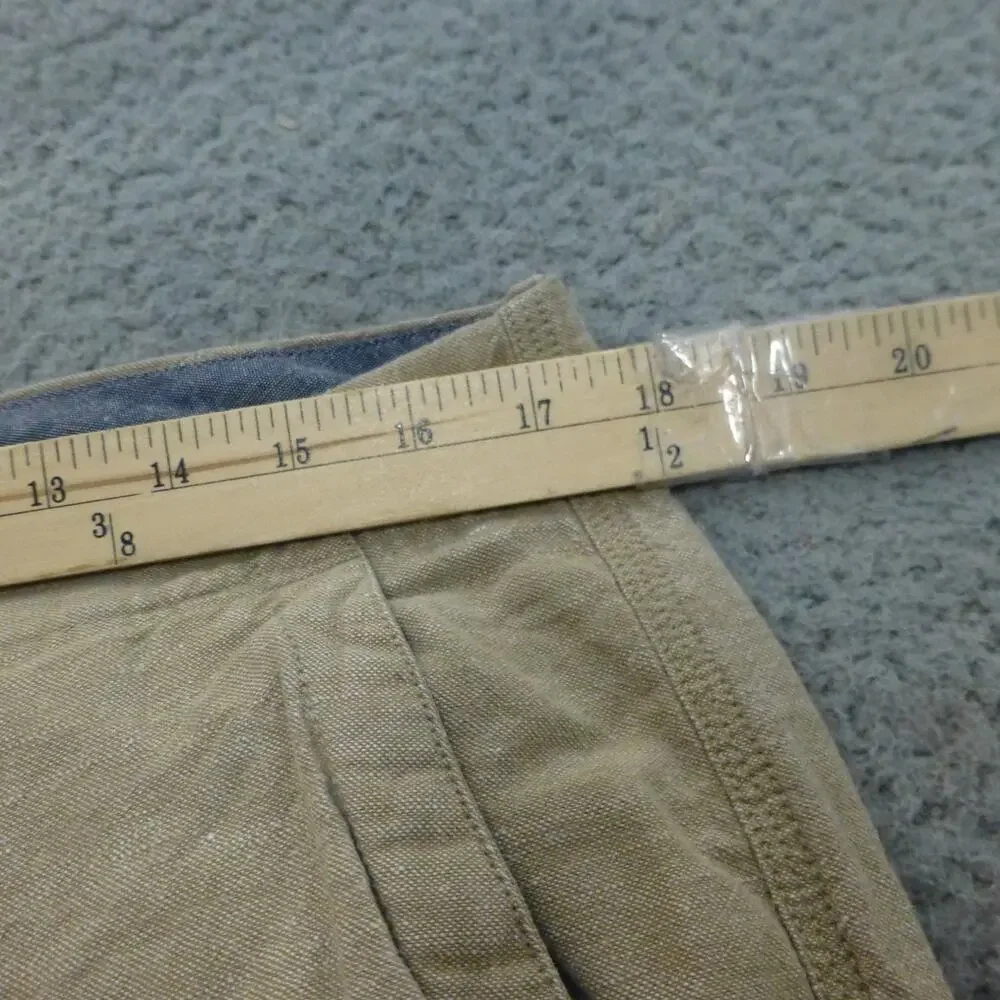 Banana Republic Pants Mens 35x30 Beige Linen Blend Chino Preppy Casual Straight